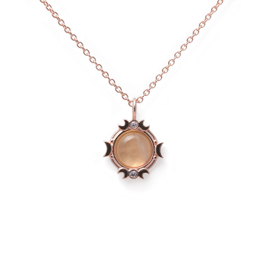 Magic Spell Lunar Kette Rosenquarz
