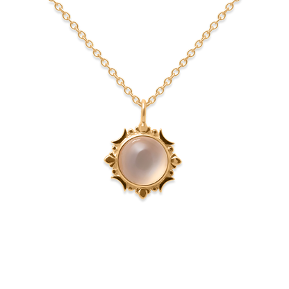 Magic Spell Solar Kette Mondstein