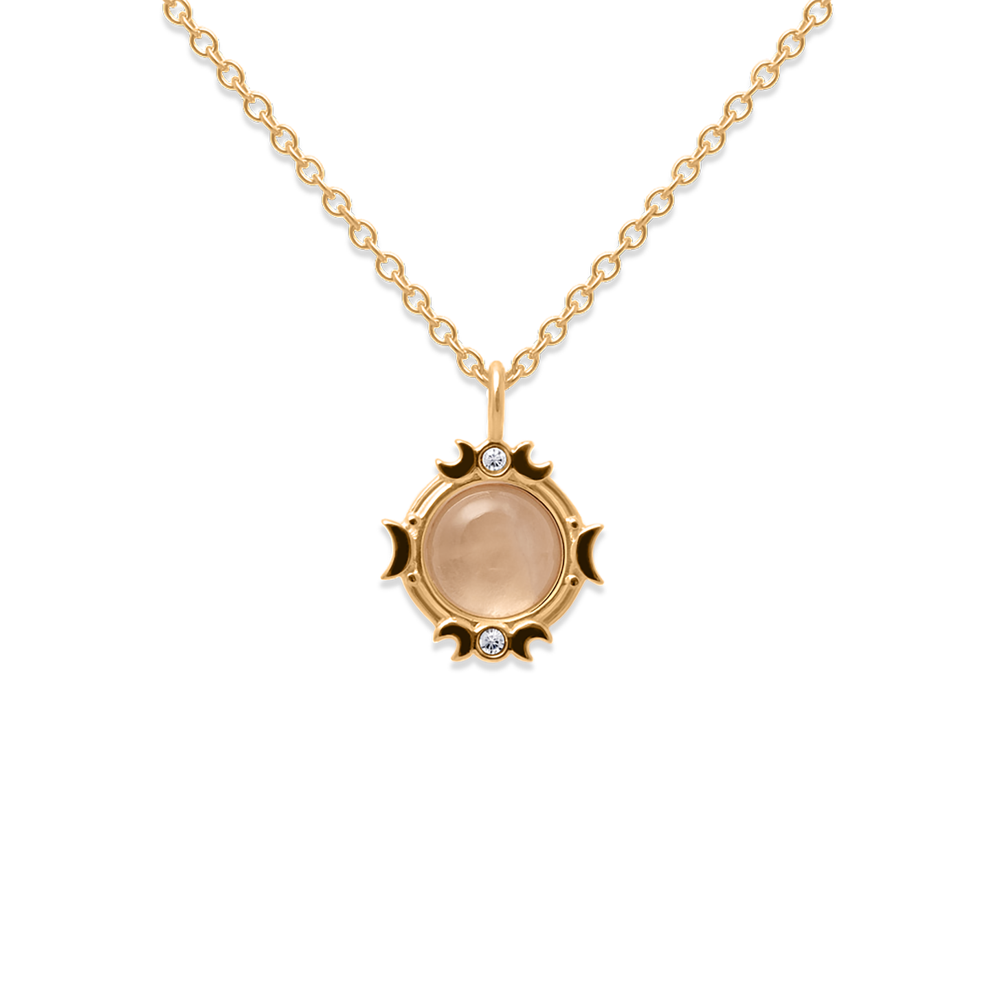 Magic Spell Lunar Kette Rosenquarz