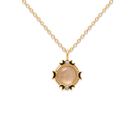 Magic Spell Lunar Kette Rosenquarz